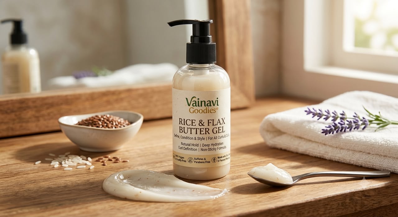 Rice & Flaxseed Hair Gel product image