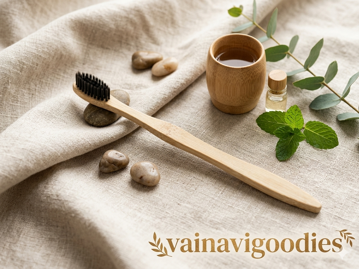 Bamboo Brush Charcoal Bristle
