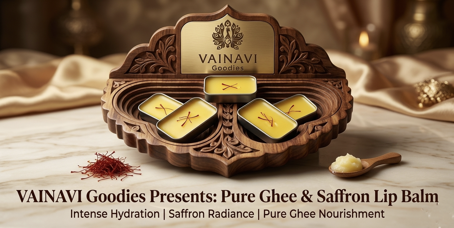 Ghee saffron lip balm