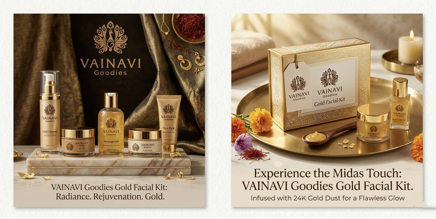 Gold facial kit