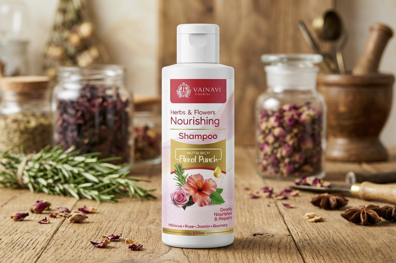 Vainavi Herbs & Flowers Shampoo