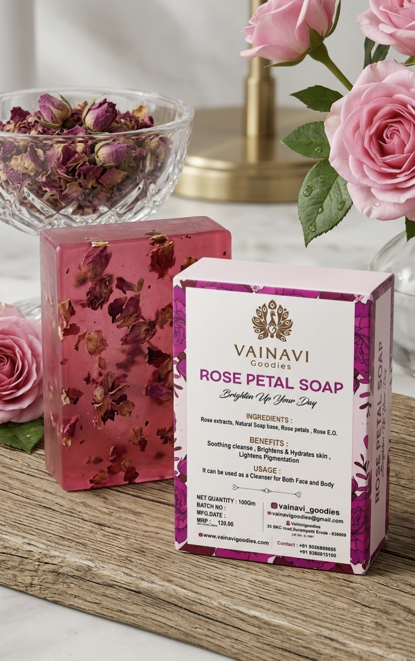 Rose Petal Soap (100gm)