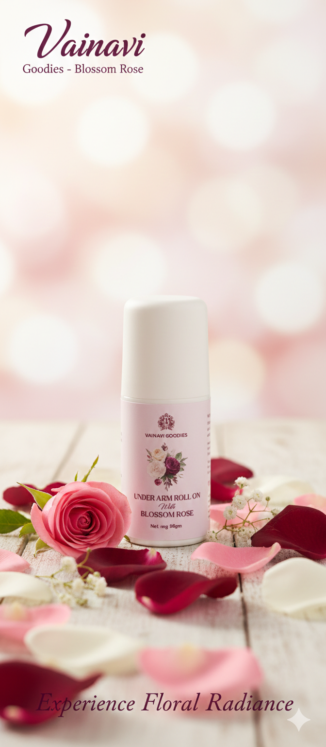 Under arm roll on With Blossom Rose (50Gms)